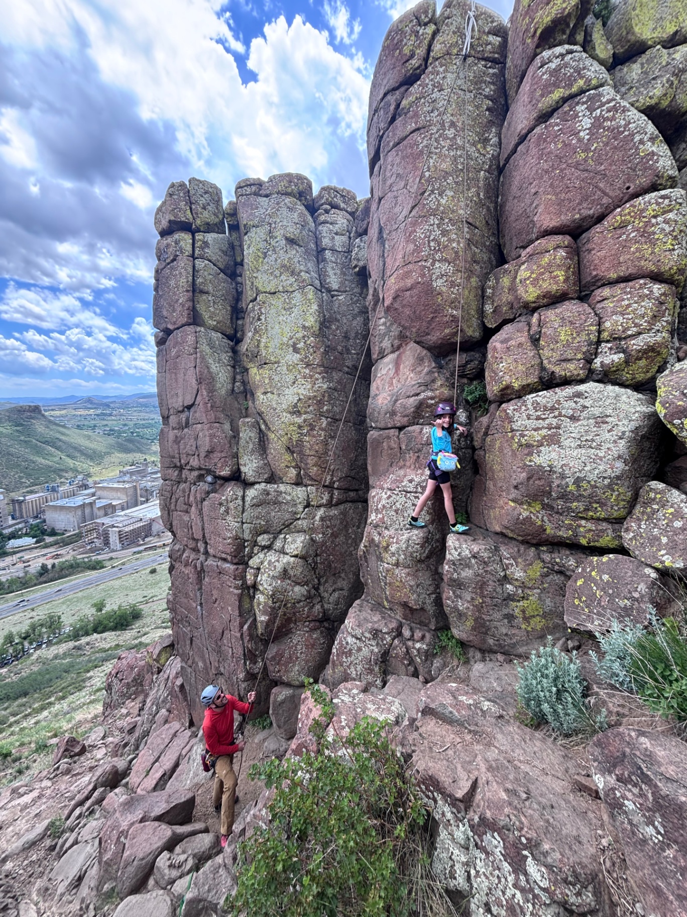 Family climbing day