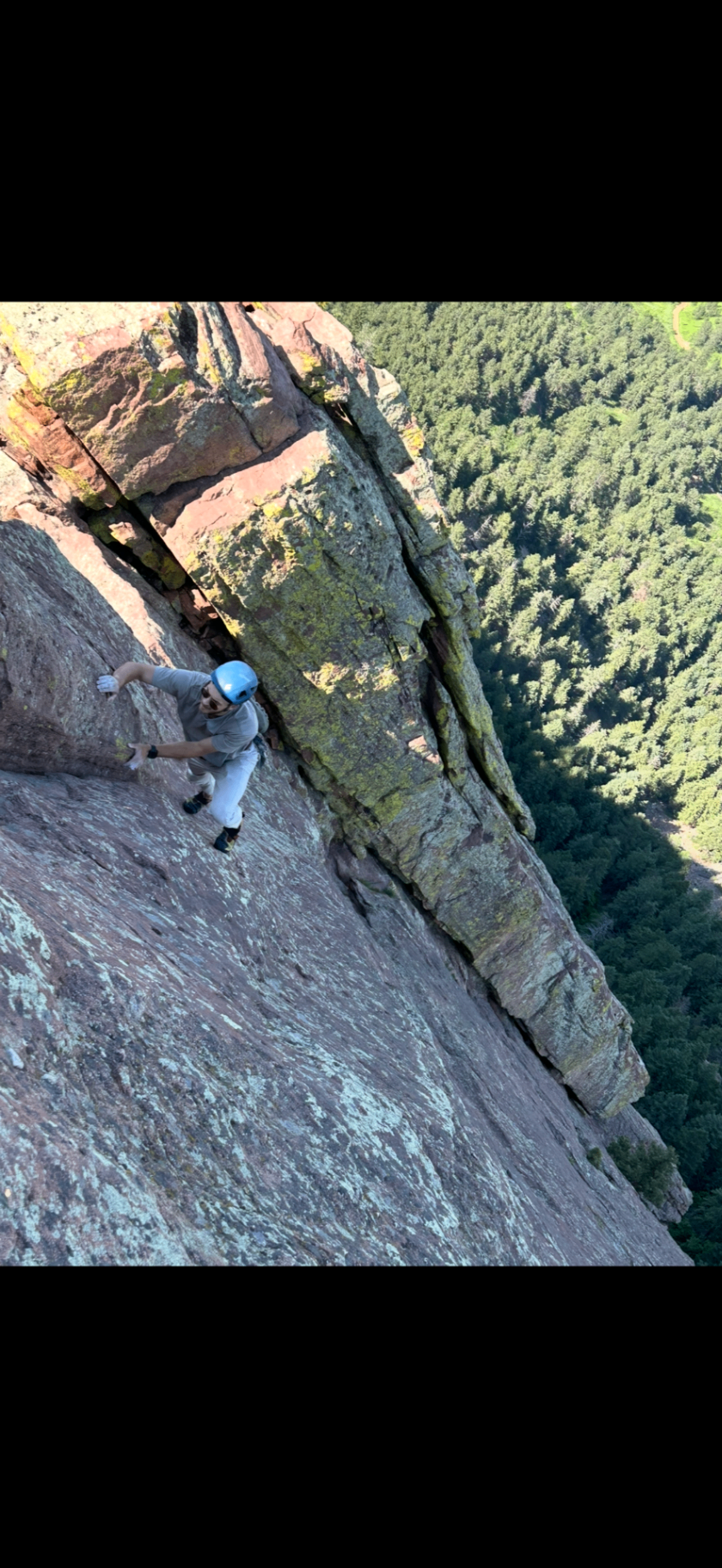 Big exposure on rock